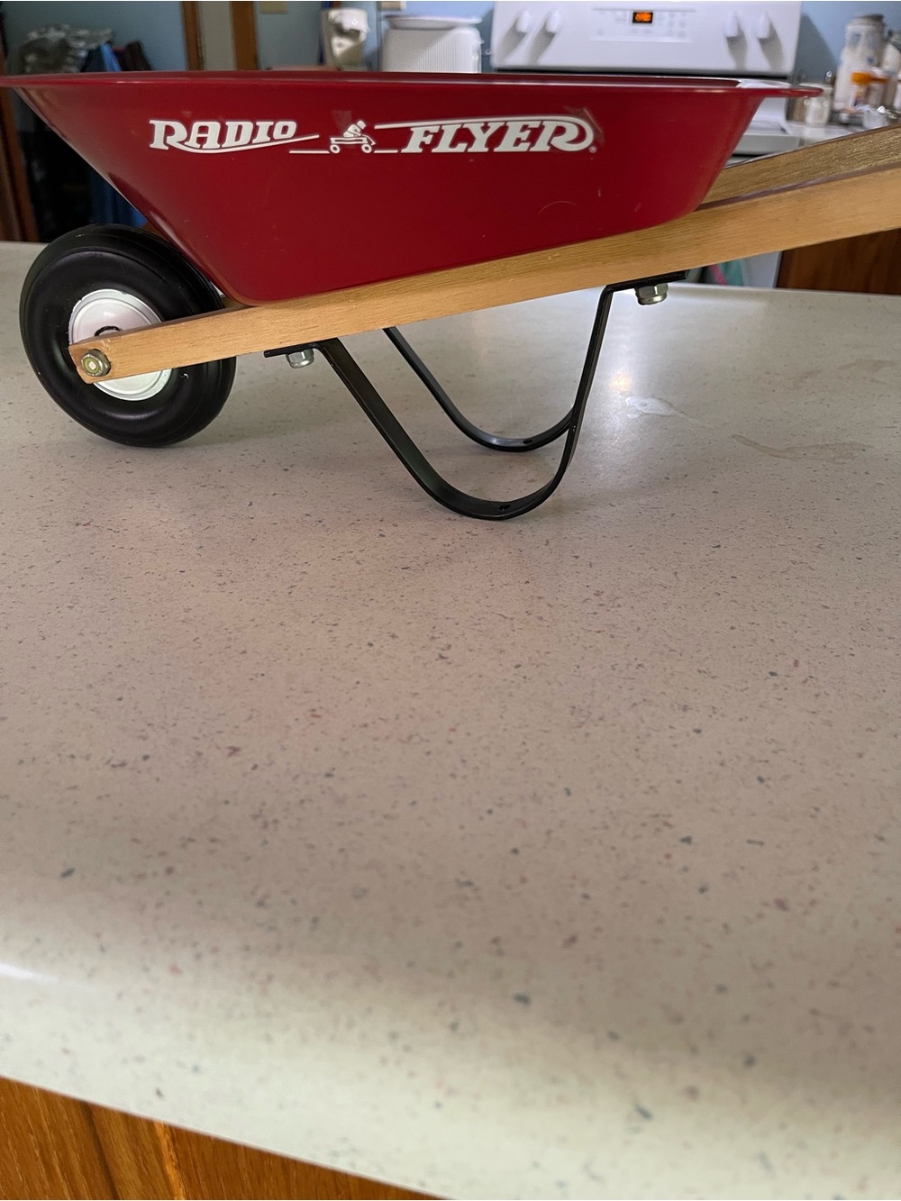 Radio Flyer Red Kids Wheelbarrow with Wooden Handles.    Doll Size! - Picture 2 of 6